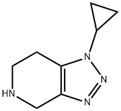 1-cyclopropyl-4,5,6,7-tetrahydro-1H-[1,2,3]triazolo[4,5-c]pyridine Structure