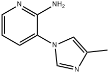 2-AMINO-3-(4-METHYLIMIDAZOL-1-YL)PYRIDINE 구조식 이미지