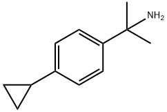 2-(4-CYCLOPROPYLPHENYL)PROPAN-2-AMINE 구조식 이미지