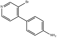 3-Bromo-4-(4-aminophenyl)pyridine Structure