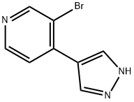 3-Bromo-4-(pyrazol-4-yl)pyridine 구조식 이미지