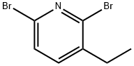 2,6-Dibromo-3-ethylpyridine 구조식 이미지