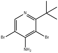 4-Amino-3,5-dibromo-2-(tert-butyl)pyridine 구조식 이미지