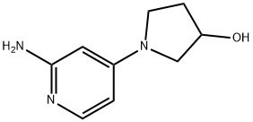 1-(2-AMINOPYRIDIN-4-YL)PYRROLIDIN-3-OL 구조식 이미지