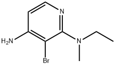 4-Amino-3-bromo-2-(ethylmethylamino)pyridine Structure