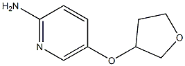 2-Amino-5-(tetrahydrofuran-3-yloxy)pyridine 구조식 이미지