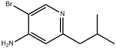 4-Amino-3-bromo-6-(iso-butyl)pyridine Structure