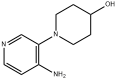 1-(4-AMINOPYRIDIN-3-YL)PIPERIDIN-4-OL Structure