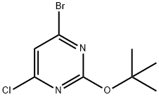 4-Chloro-6-bromo-2-(tert-butoxy)pyrimidine Structure