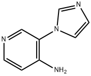 4-AMINO-3-(IMIDAZOL-1-YL)PYRIDINE Structure