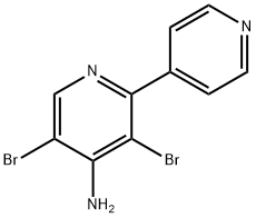 4-Amino-3,5-dibromo-2,4'-bipyridine Structure