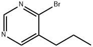 4-Bromo-5-(n-propyl)pyrimidine Structure