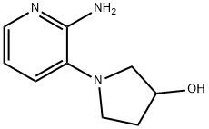 1-(2-AMINOPYRIDIN-3-YL)PYRROLIDIN-3-OL 구조식 이미지