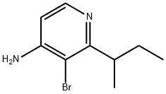 4-Amino-3-bromo-2-(sec-butyl)pyridine Structure