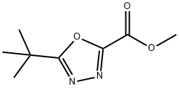 methyl 5-tert-butyl-1,3,4-oxadiazole-2-carboxylate Structure