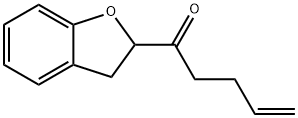 1-(2,3-dihydrobenzofuran-2-yl)pent-4-en-1-one Structure