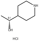 (1R)-1-(piperidin-4-yl)ethan-1-ol hydrochloride Structure
