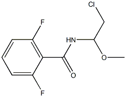 N-(2-chloro-1-methoxyethyl)-2,6-difluorobenzamide Structure