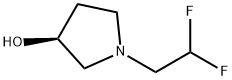 (3S)-1-(2,2-difluoroethyl)pyrrolidin-3-ol Structure