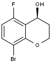 (S)-8-bromo-5-fluorochroman-4-ol Structure