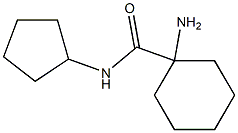 1-amino-N-cyclopentylcyclohexanecarboxamide 구조식 이미지