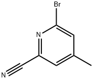 6-bromo-4-methylpyridine-2-carbonitrile Structure