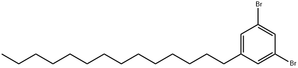 1,3-Dibromo-5-tetradecylbenzene Structure