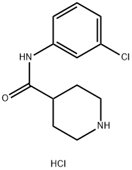 N-(3-chlorophenyl)piperidine-4-carboxamide 구조식 이미지