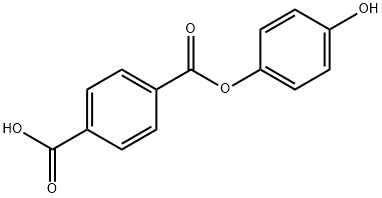 Terephthalic acid mono-(4-hydroxy-phenyl) ester Structure