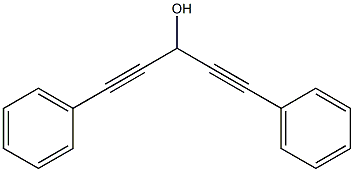 1,5-diphenylpenta-1,4-diyn-3-ol 구조식 이미지