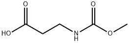 3-[(methoxycarbonyl)amino]propanoic acid 구조식 이미지