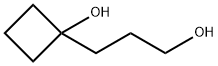 1-(3-hydroxypropyl)cyclobutan-1-ol 구조식 이미지