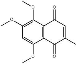 1,4-Naphthalenedione, 5,6,8-trimethoxy-2-methyl- 구조식 이미지