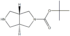 tert-butyl (3aR,6aR)-hexahydropyrrolo[3,4-c]pyrrole-2(1H)-carboxylate Structure