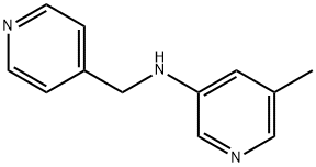 5-methyl-N-(pyridin-4-ylmethyl)pyridin-3-amine 구조식 이미지