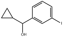 cyclopropyl(3-iodophenyl)methanol Structure