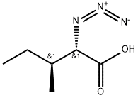 (2S,3S)-2-azido-3-methylpentanoic acid Structure