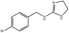 N-(4-bromobenzyl)-4,5-dihydro-1H-imidazol-2-amine 구조식 이미지