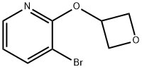 3-Bromo-2-(oxetan-3-yloxy)pyridine Structure