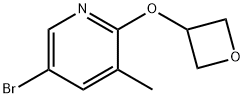 5-Bromo-3-methyl-2-(oxetan-3-yloxy)-pyridine Structure