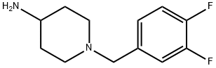 1-[(3,4-difluorophenyl)methyl]piperidin-4-amine Structure