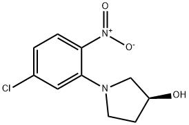 (S)-1-(5-chloro-2-nitrophenyl)pyrrolidin-3-ol Structure