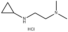 [2-(cyclopropylamino)ethyl]dimethylamine dihydrochloride Structure