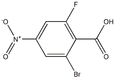 2-bromo-6-fluoro-4-nitrobenzoic acid 구조식 이미지