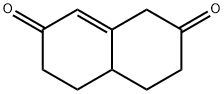 2,7(1H,3H)-Naphthalenedione, 4,4a,5,6-tetrahydro- Structure