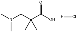 3-(dimethylamino)-2,2-dimethylpropanoic acid hydrochloride Structure