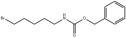 Carbamic acid, N-(5-bromopentyl)-, phenylmethyl ester Structure