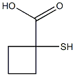 1-sulfanylcyclobutane-1-carboxylic acid Structure