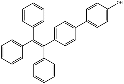 4'-(1,2,2-Triphenylethenyl)[1,1'-biphenyl]-4-ol 구조식 이미지