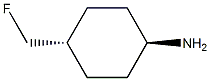 trans-4-(fluoromethyl)cyclohexan-1-amine Structure